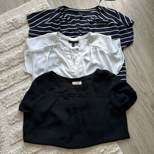 3 Dress shirt tops size S/XS